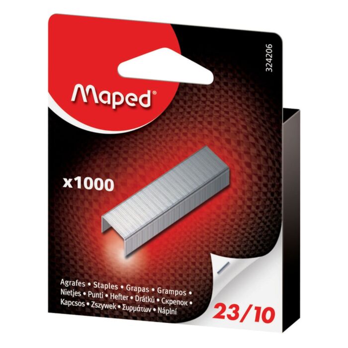 AGRAFES 23/10 BOITE DE 1000 PIECES "MAPED" REF: 324206