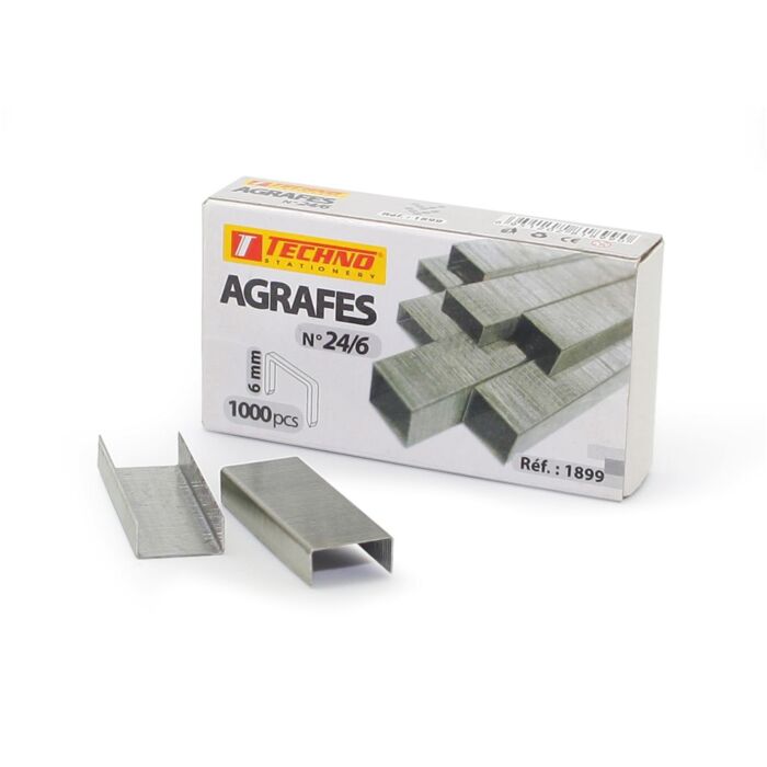 AGRAFES 24/6 "TECHNO" REF: 1899