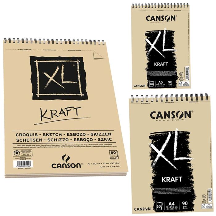 ALBUM KRAFT 60FL XL 90g "CANSON"