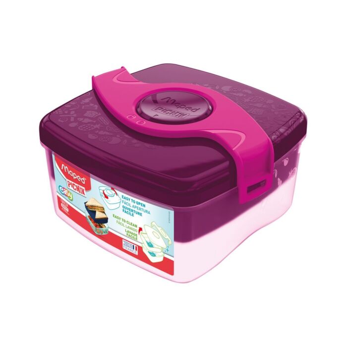 BOÎTE À DÉJEUNER PINK ORIGINS "MAPED" REF: 870101