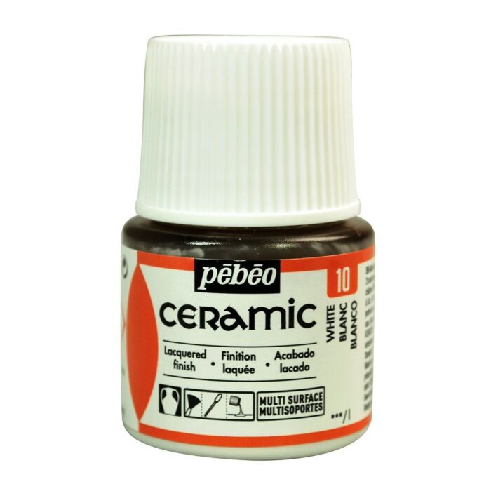 CERAMIC FLACON 45ml BLANC "PEBEO" REF: 25010