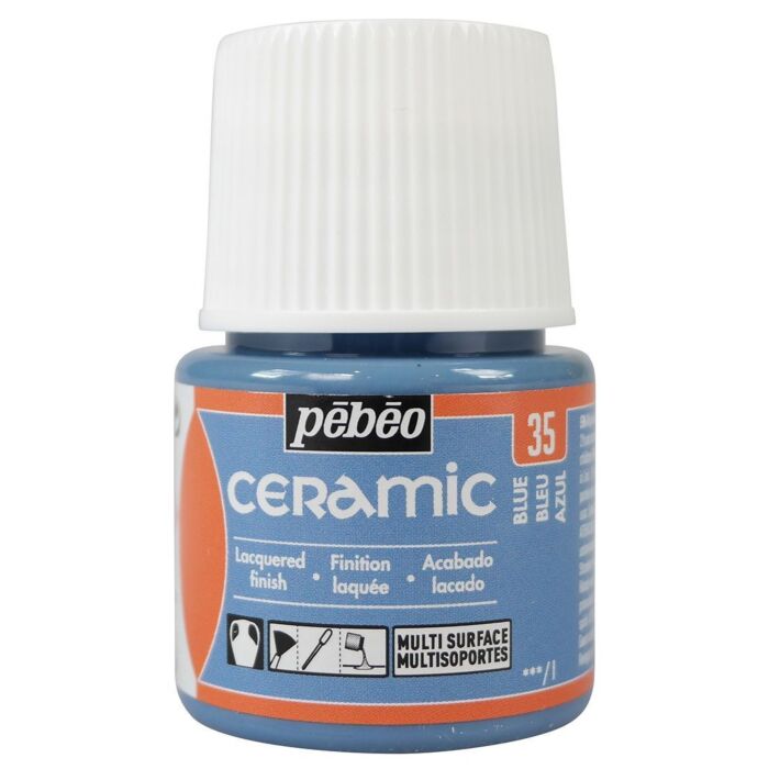 CERAMIC FLACON 45ml BLEU "PEBEO" REF: 25035