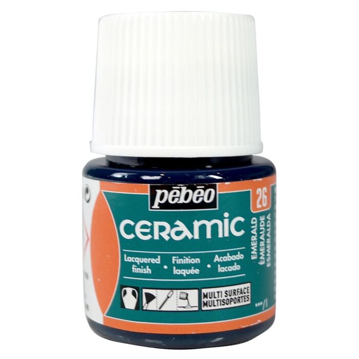 CERAMIC FLACON 45ml EMERAUDE "PEBEO" REF: 25026