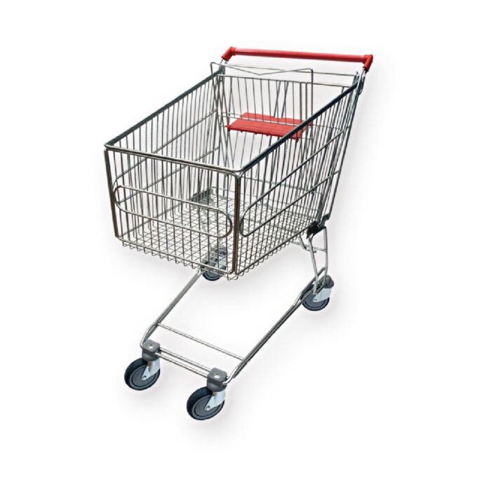 CHARIOT CHROME AVEC PORTE-BEBE 80L MARSANZ REF: CASCP08002