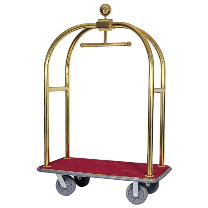 CHARIOT DE BAGAGE FORME CLOCHE DORE TECHNO REF: 8022