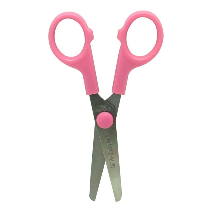 CISEAUX ECOLIER 12 CM ROSE "TECHNO" REF: 3306