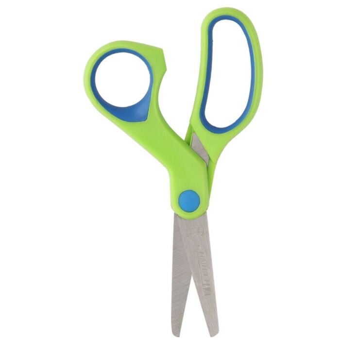 CISEAUX SCOLAIRE 13.2cm VERT "TECHNO" REF: 4662