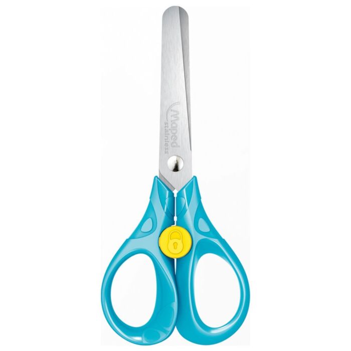 CISEAUX SYMETRIQUE 3D SECURITY 13 CM BLEU "MAPED" REF: 473112