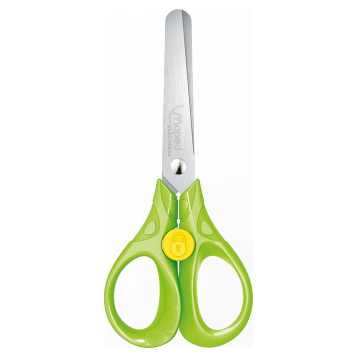 CISEAUX SYMETRIQUE 3D SECURITY 13 CM VERT "MAPED" REF: 473112