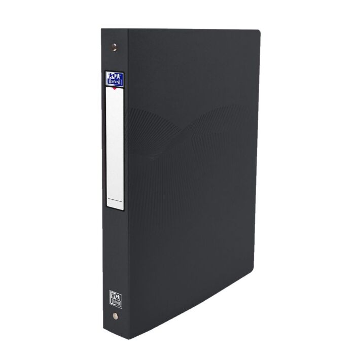 CLASSEUR 04 ANNEAUX OSMOSE A4 DOS 40mm ROND POLYPROPILINE OPAQUE NOIR "ELBA" REF: 400105140