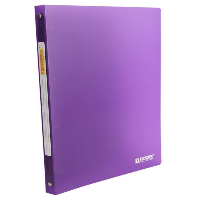 CLASSEUR A4 ANNEAUX 20MM VIOLET "TECHNO" REF: 4128