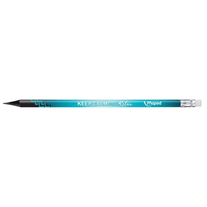 CRAYONS NOIR HB BLEU EN RESINE ENERGY "MAPED" REF: 852000
