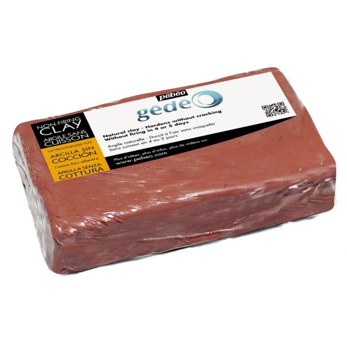 GEDEO ARGILE NATURELLE ROUGE PAIN DE 1.5 KG "PEBEO" REF: 766301