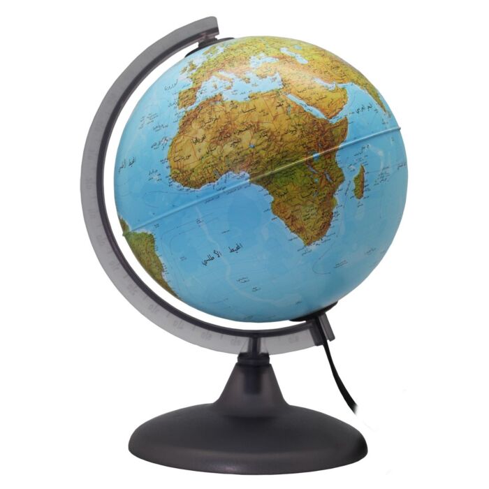 GLOBE TERRESTRE ORION LUMINEUX EN ARABE DIAM 25cm "TECNODIDATTICA" REF: 3513