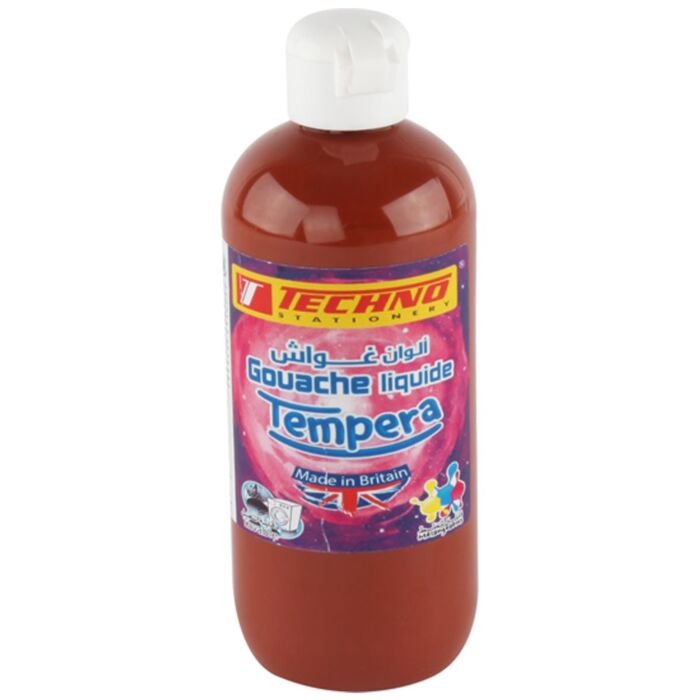 GOUACHE TEMPERA FLACON 300 ML SIENNE NATURELLE "TECHNO" REF: 5557