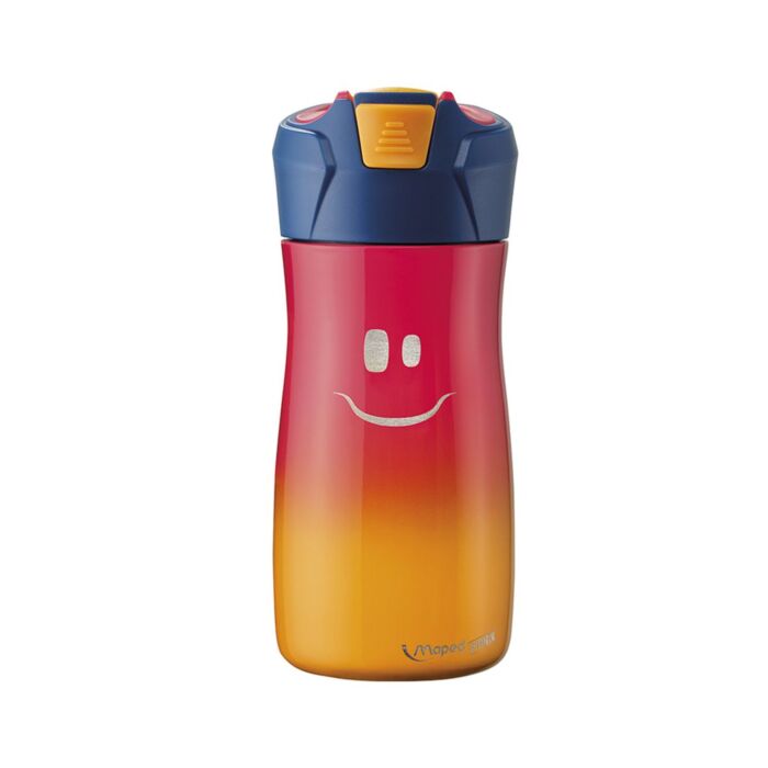 GOURDE INOX CONCEPT ENFANTS ROUGE ORANGE 430 ml "MAPED" REF: 871201