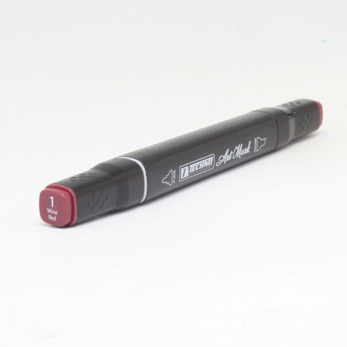 MARQUEUR DOUBLE TETE WINE RED SQUARE ARTMARK "TECHNO" REF: 6031