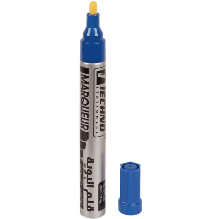 MARQUEUR PERMANENT POUR TOUTES SURFACES BLEU "TECHNO" REF: 4519