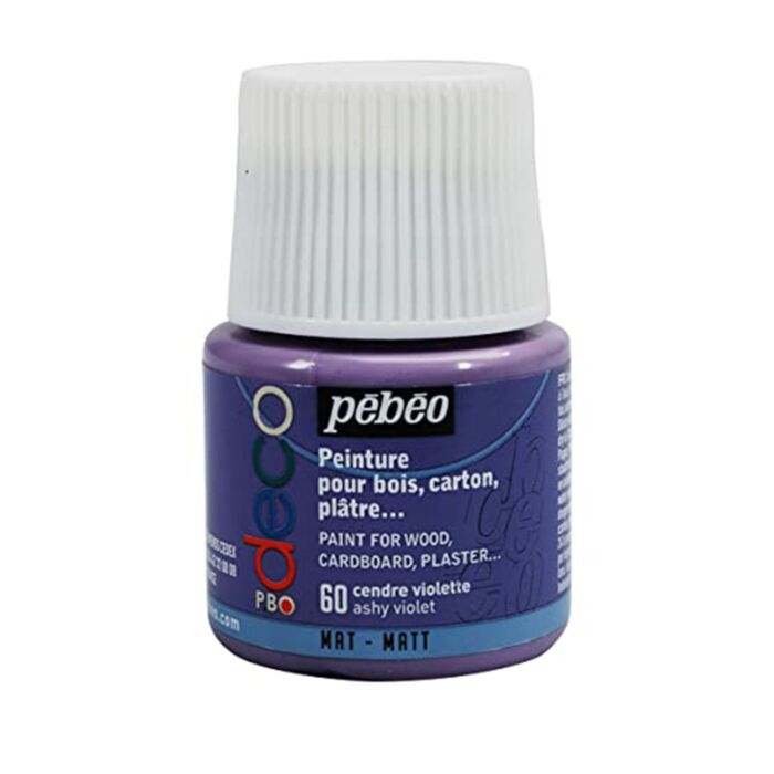 PEBEO DECO MAT CENDRE VIOLETTE 45 ml "PEBEO" REF: 204060