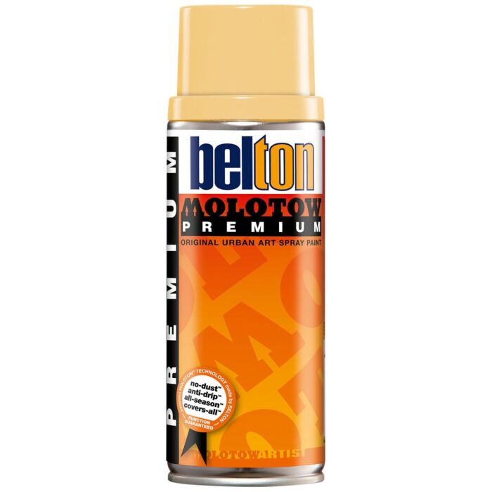 PEINTURE EN AEROSOL BELTON PREMIUM 400 ML 190 BEIGE SAHARA MOYEN "MOLOTOW" REF: MO327231