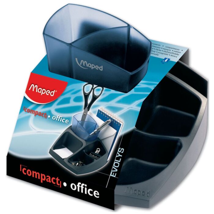PORTE ACCESSOIRES BUREAU 3 COLORIS COMPACT OFFICE BLEU "MAPED" REF: 575401
