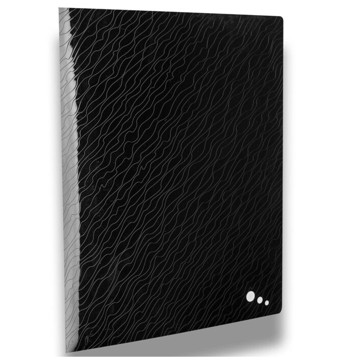 PROTEGE DOCUMENTS ART A4 60 POCHETTES POLYPROPILINE OPAQ NOIR "ELBA" REF: 400060107