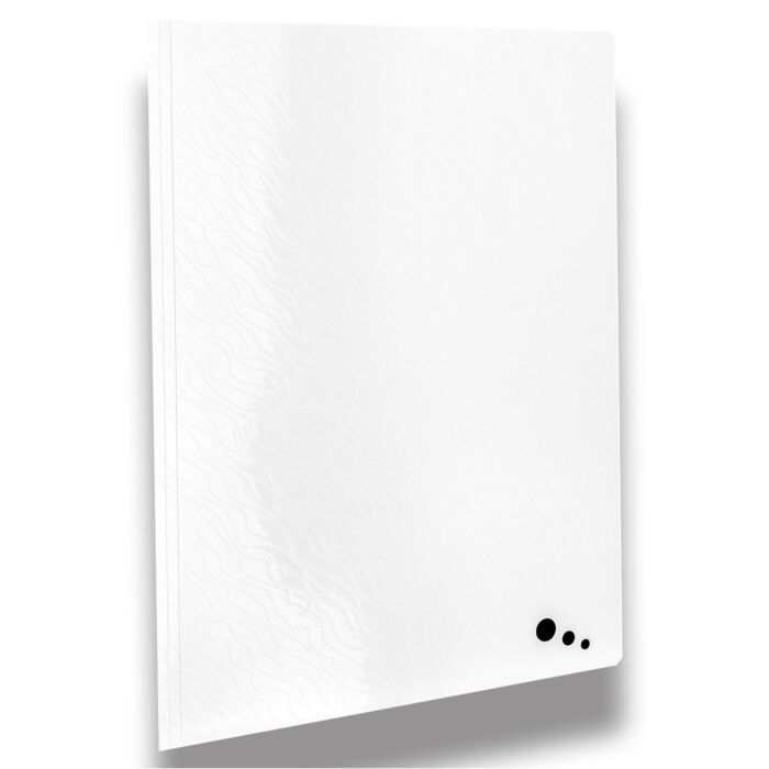 PROTEGE DOCUMENTS ART A4 60 POCHETTES POLYPROPILINE OPAQUE BLANC "ELBA" REF: 400060107