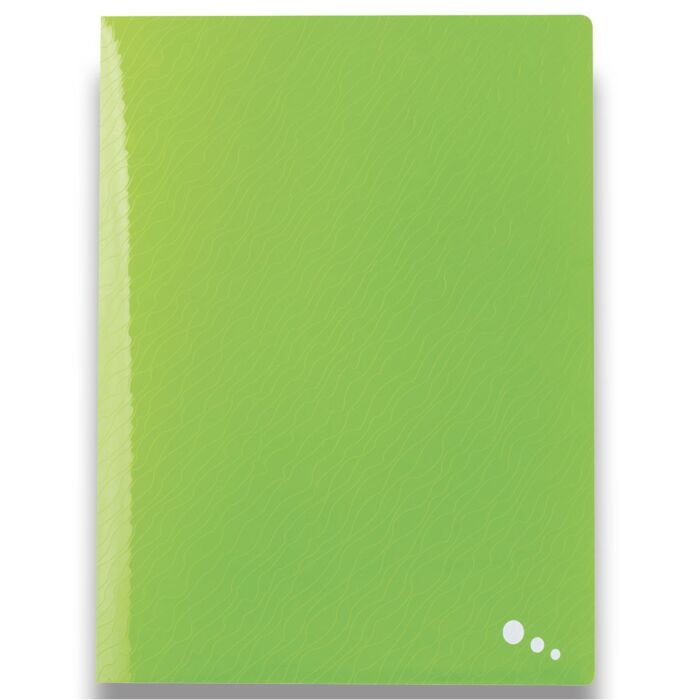 PROTEGE DOCUMENTS ART A4 60 POCHETTES POLYPROPILINE OPAQUE VERT "ELBA" REF: 400060107