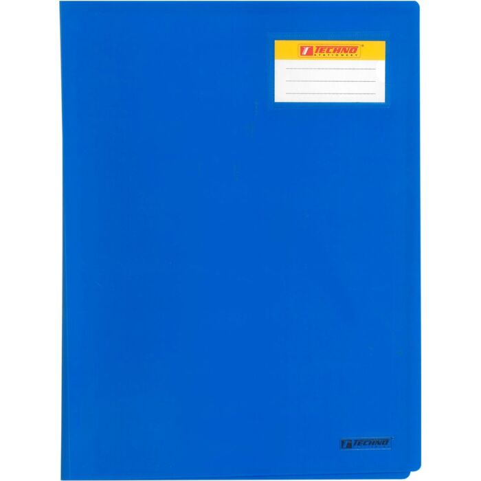 PROTEGE DOCUMENTS EN PP (20 POCHETTES -40 VUES) BLEU "TECHNO" REF: 2611