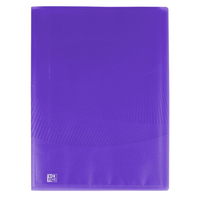 PROTEGE DOCUMENTS OSMOSE A4 80 POCHETTES POLYPROPILINE TRANSLUSIDE VIOLET "ELBA" REF: 400105190