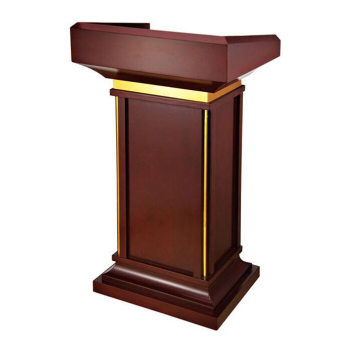PUPITRE DE CONFERENCE AVEC TIROIR MODELE CLASSIQUE TECHNO REF: 8025