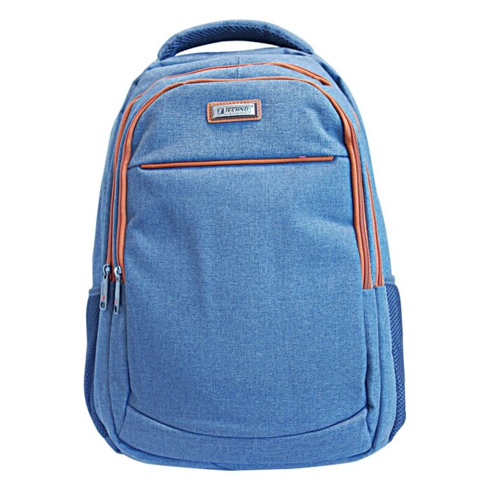 SAC A DOS AVEC COMPARTIMENT LAPTOP ET TABLETTE BLEU "TECHNO" REF: 4433