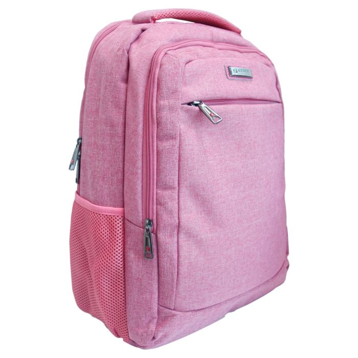 SAC A DOS AVEC COMPARTIMENT LAPTOP ET TABLETTE ROSE "TECHNO" REF: 4432