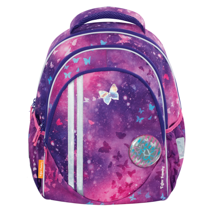 SAC A DOS ERGONOMIQUE GLITTERY NIGHT "TIGER FAMILY" REF: 2032-F