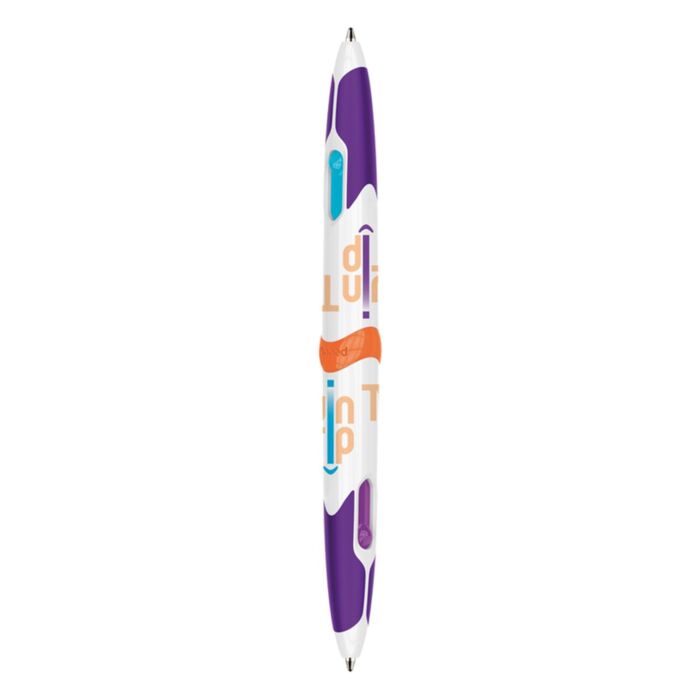STYLO A BILLE 4 COULEUR TWINTIP VIOLET "MAPED" REF: 229135