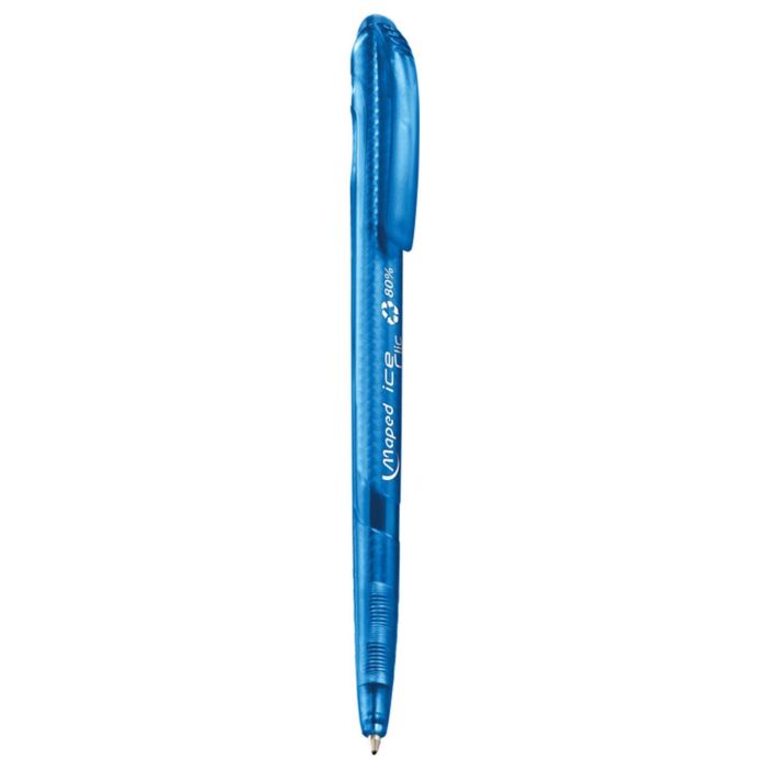 STYLO A BILLE ICE CLIC BLEU "MAPED" REF: 225334