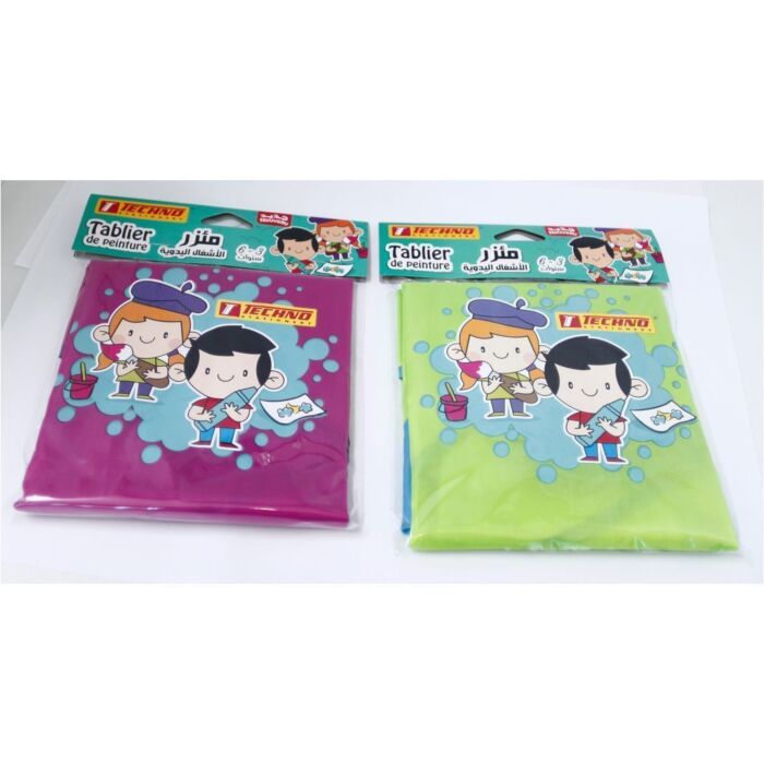 TABLIER DE PEINTURE 03 ANS A 06 ANS "TECHNO" REF: 4544