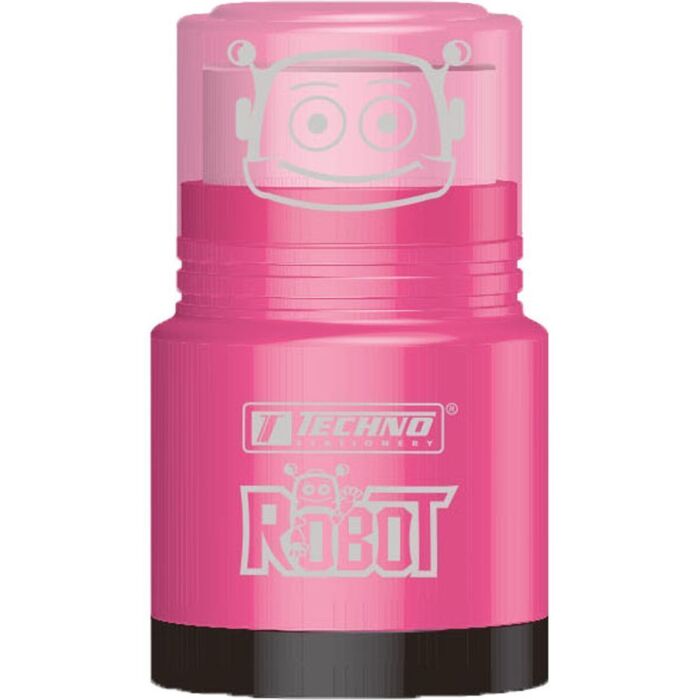 TAILLE CRAYONS GOMME ROBOT ROSE "TECHNO" REF: 4894