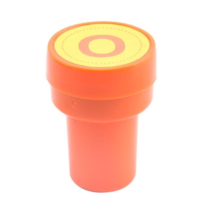 TAMPON LETTRE O "TECHNO" REF: 4577