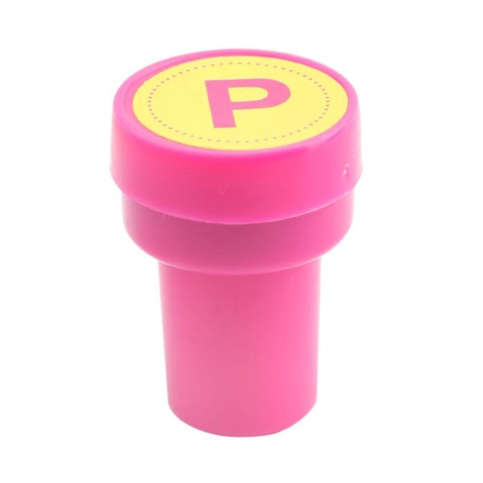 TAMPON LETTRE P "TECHNO" REF: 4577