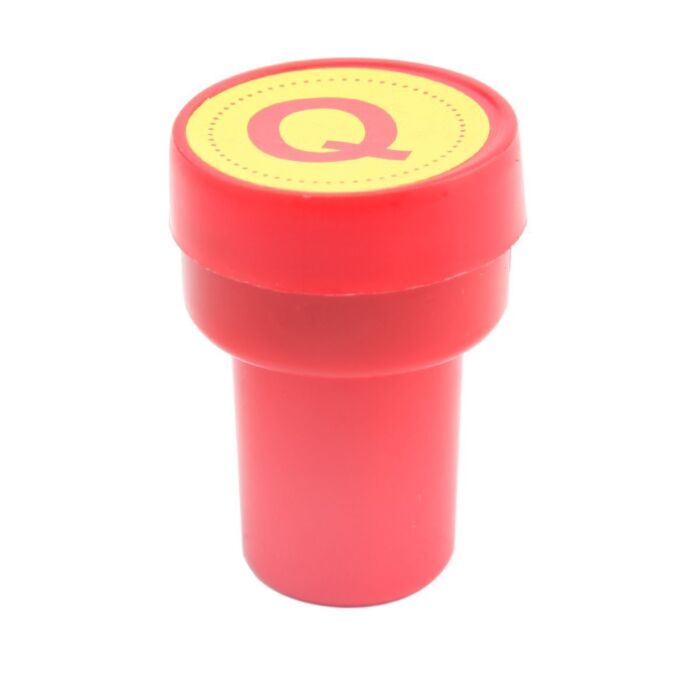 TAMPON LETTRE Q "TECHNO" REF: 4577