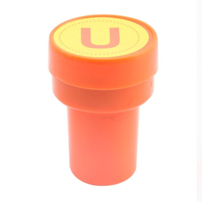 TAMPON LETTRE U "TECHNO" REF: 4577