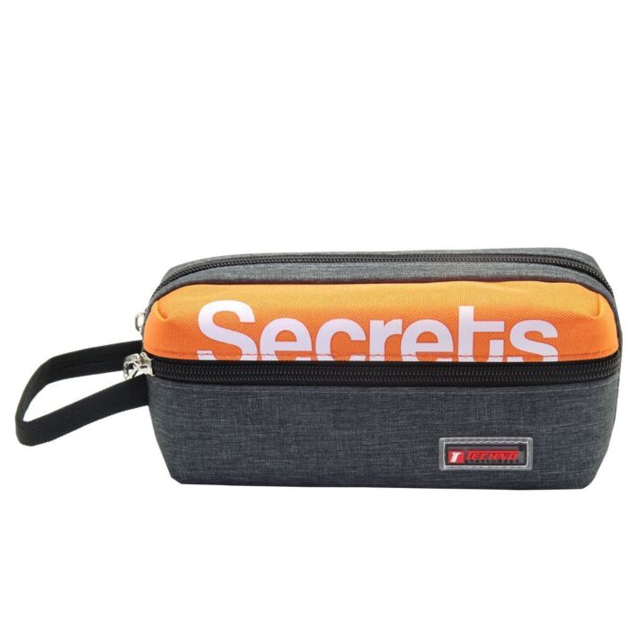 TROUSSE ECOLIER ORANGE "TECHNO" REF: 7376