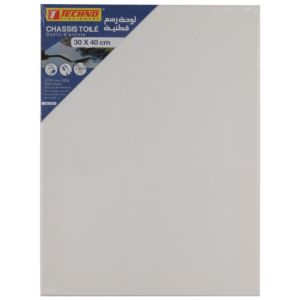 TOILE SUR CHASSIS 280g EN COTON 30cmx40cm "TECHNO" REF: 0130