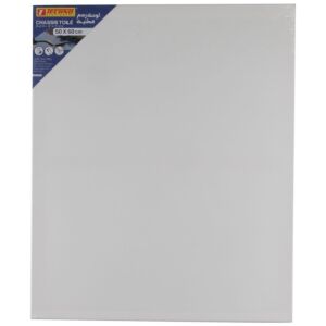 TOILE SUR CHASSIS 280g EN COTON 50cmx60cm "TECHNO" REF: 0132