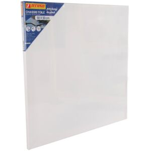 TOILE SUR CHASSIS 280g EN COTON 50cmx50cm "TECHNO" REF: 4276