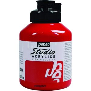 ACRYLIC STUDIO POT DE 500ml MAGENTA PRIMAIRE "PEBEO" REF: 171050