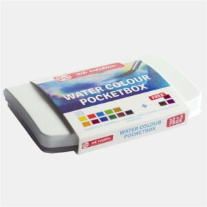 AQUARELLELE POCKET BOITE 12 COULEURS AVEC 3 GODETS "Talens Art creation" REF: 9022113M