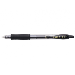 STYLO ROLLER RETRACTABLE A ENCRE GEL G2 0.7mm NOIR "PILOT" REF: BL-G2-7-B