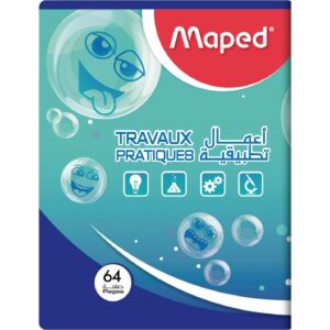 CAHIER TRAVAUX PRATIQUES PIQUE 17cmx22cm SEYES 70g 64 PAGES "MAPED" REF: 9052